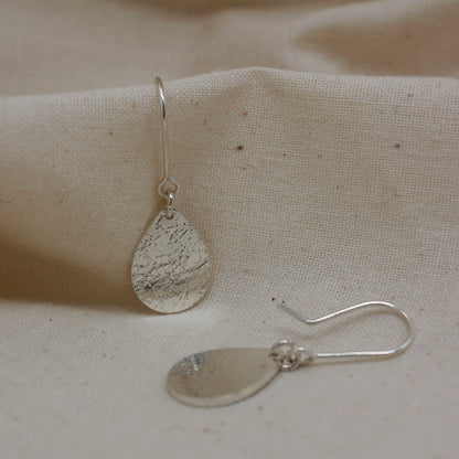 simple handmade teardrop earrings handmade in christchurch nz