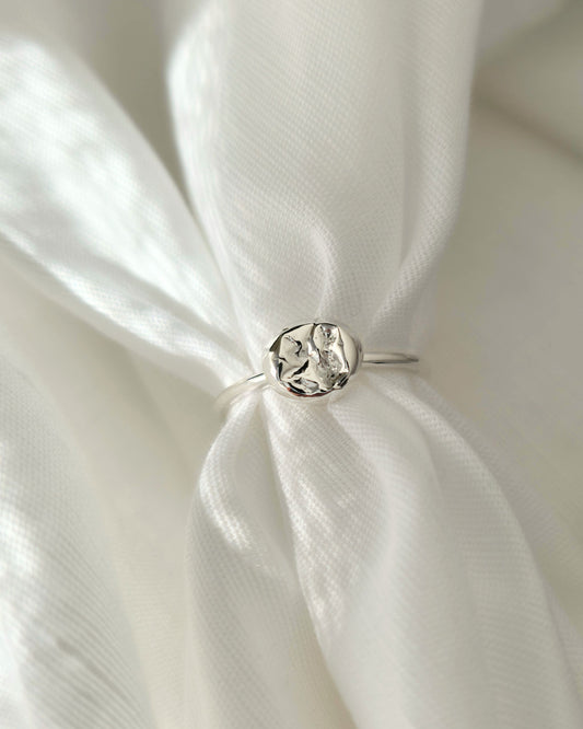 Molten Nugget Ring | Silver