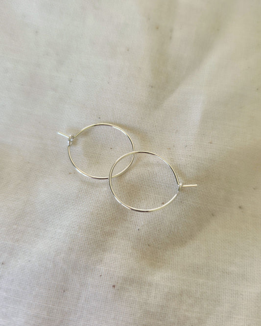 Sterling Silver Hoop Earrings