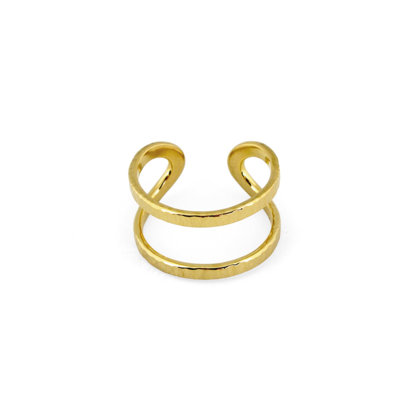 handmade gold wrap ring made in christchurch nz