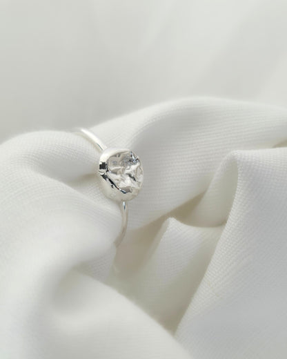 Molten Nugget Ring | Silver