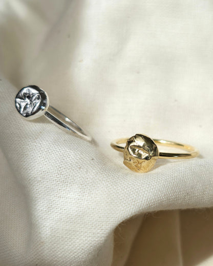 Molten Nugget Ring | Gold