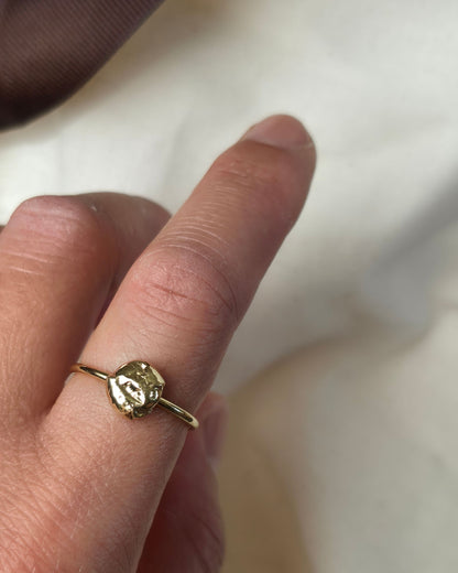 Molten Nugget Ring | Gold