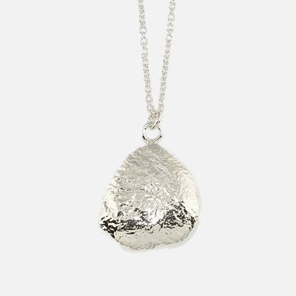 Molten Ripple Pendant | Silver