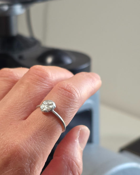 Molten Nugget Ring | Silver