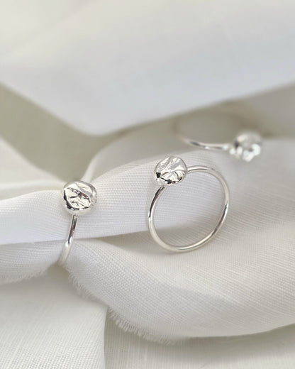 Molten Nugget Ring | Silver