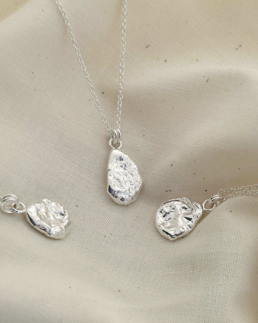 Molten Imprint Pendant | Silver