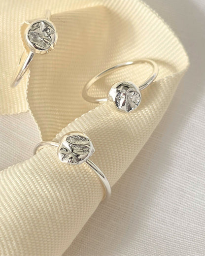 Molten Nugget Ring | Silver