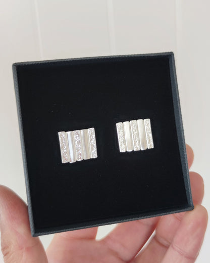 unique sterling silver bespoke cufflinks by aurelium nz